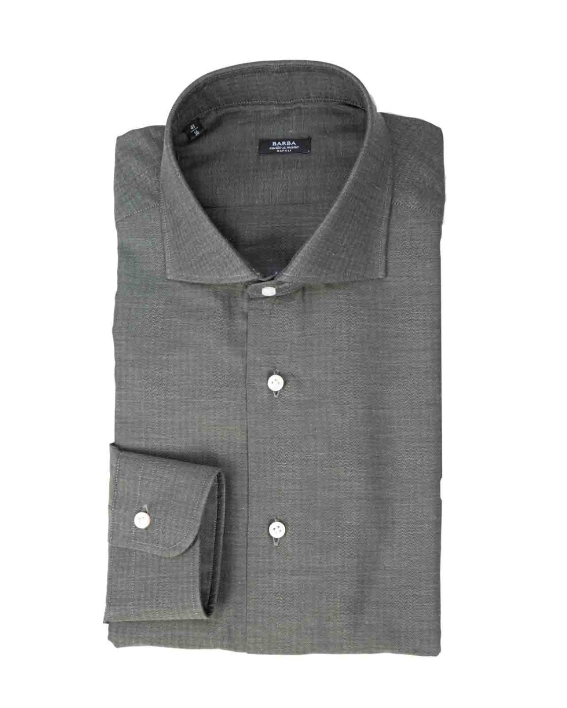 shop BARBA  Camicia: Barba camicia in cotone.
Colletto alla francese.
Maniche lunghe con polsini con bottone.
Composizione: 100% cotone.
Made in Italy.. 36126 1 I1 U13-4 number 9781236